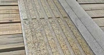 林芝黄金麻盲道石 盲条